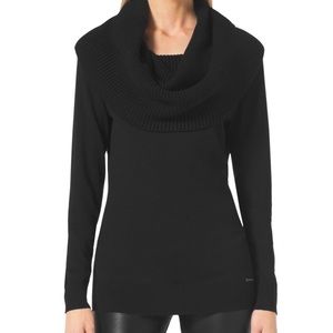 Michael Kors Cowl Neck Black Sweater